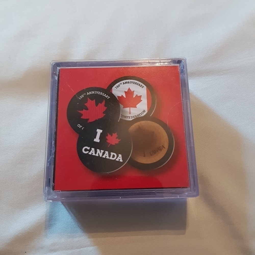 Coaster set Sherwood hockey puck coaster set New